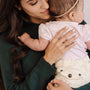 handmade studio handcrafted jewelry   mom  carrying a baby
