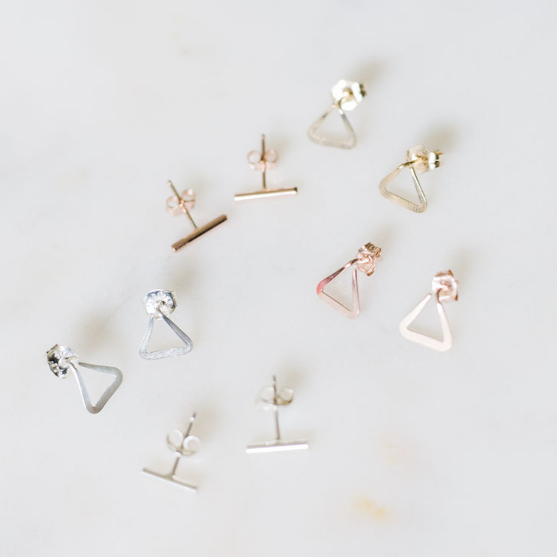 Bar Stud Earrings