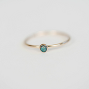 3mm Opal Stone Ring