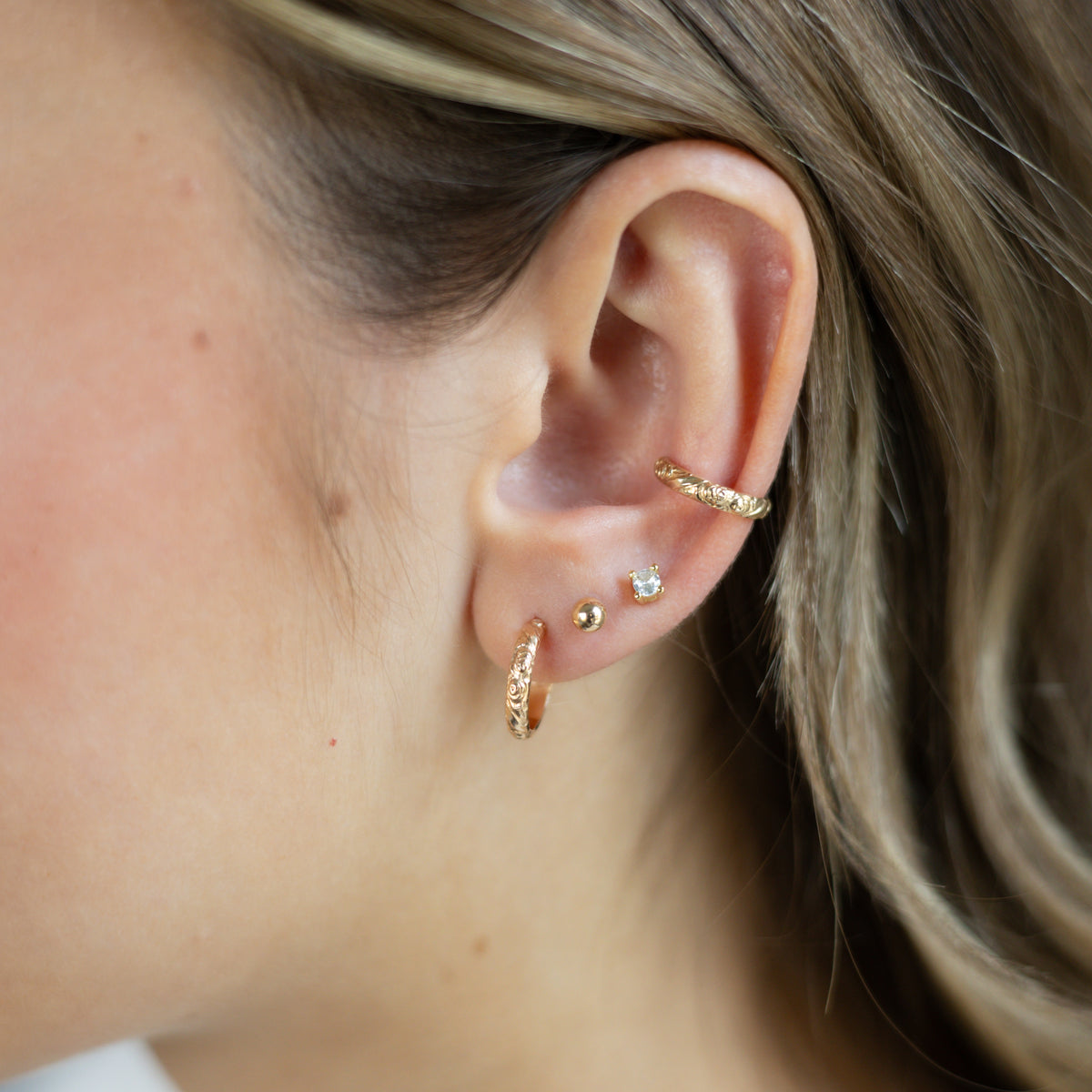 Rose Bud Ear Cuff