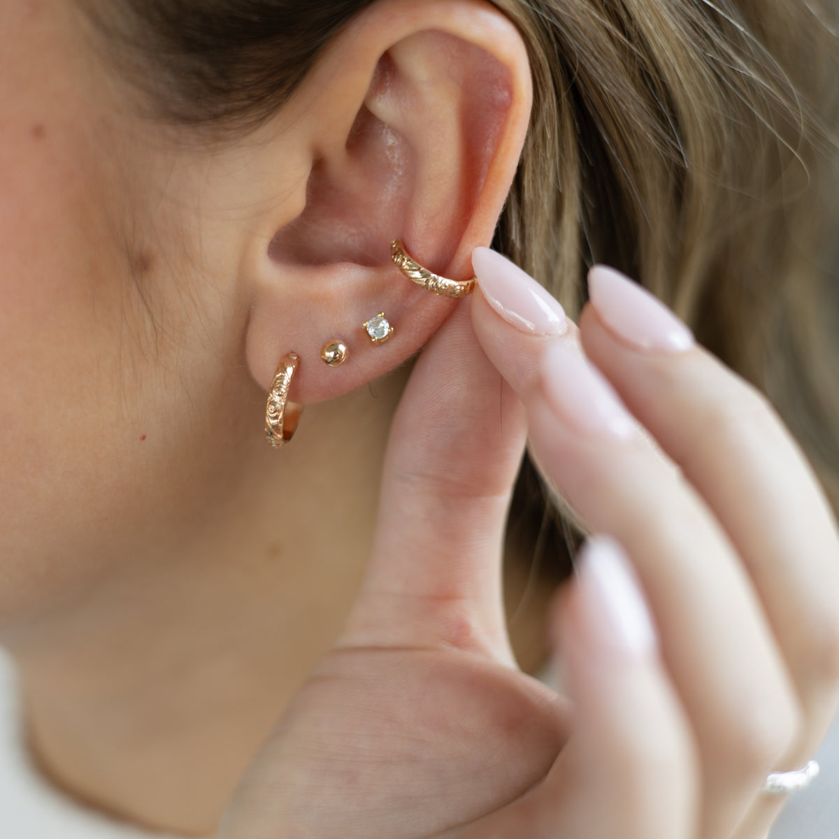 Rose Bud Ear Cuff