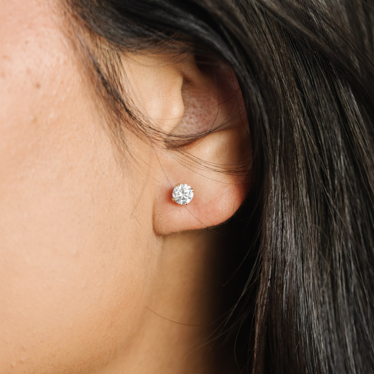 Cubic Zirconia Stud Earrings