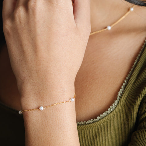 Pearl Chain Bracelet