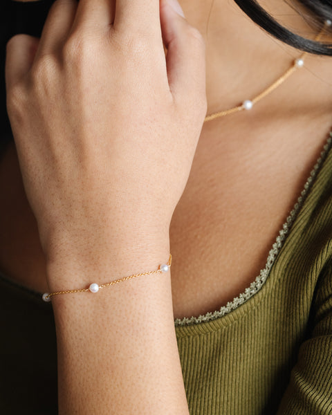 Pearl Chain Bracelet