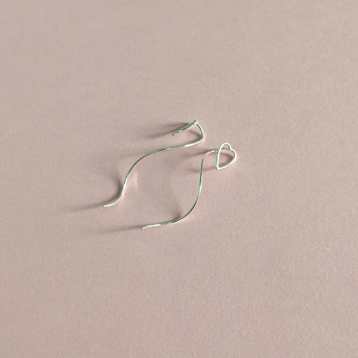 Spiral Heart Earrings