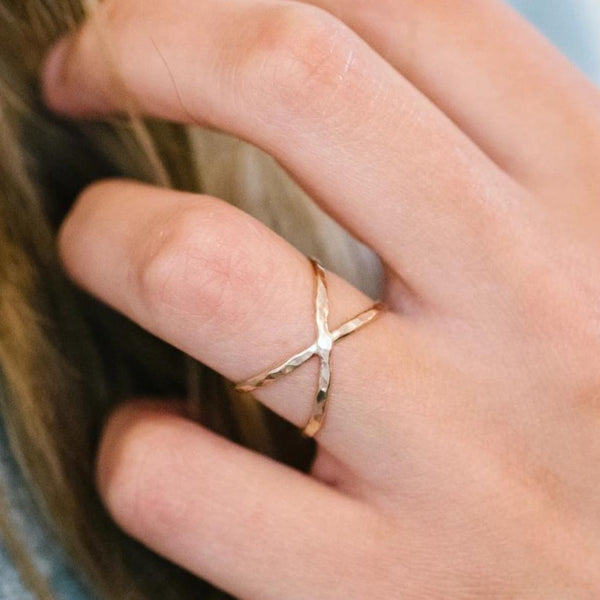Diamond Criss Cross Ring - R.F. Moeller Jeweler