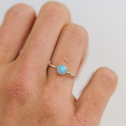5mm Opal Stone Ring